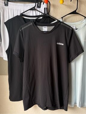 Adidas Men’s Large Workout Lot Shorts Muscle Tee Tank Tee Shirts Aeroready Set